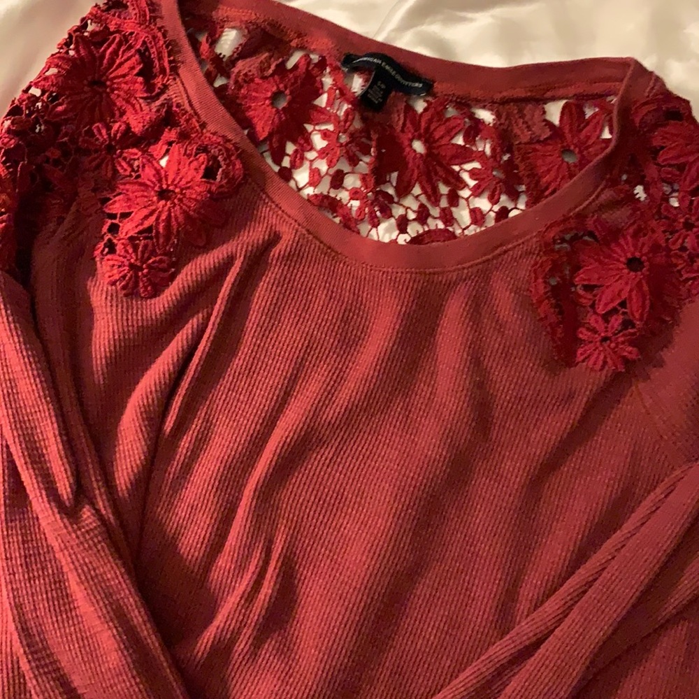 American Eagle Outfitters long sleeve adorable floral shirt